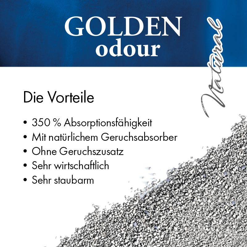 GOLDEN odour - Natural 7 kg